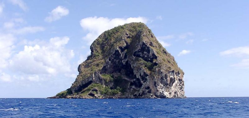 Diament Rock im Süden von Martinique